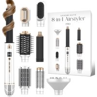Sansbeauté® - 8-in-1 Airstyler mit Diffusor - Föhnbürste - weiß – Bild 2