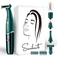 4-in-1 Bikini Trimmer + Reisetasche - Sansbeauté® - Gesicht - Achseln - Beine - Bikinizone - Augenbrauentrimmer - Gesichtshaarentfernung Damen - Intimzone - Ladyshaves Bikini - Epilierer elektrisch – Bild 2