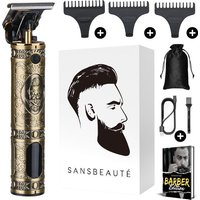 Sansbeauté® - Buddha Trimmer - Professionelle kabellose T-Klingen-Haarschneidemaschine - Bartschneider - Haarschneider Herrenkopfhaar - Cheveux Haar - Haartrimmer - Friseur Haar Maschine - Haarschneider - Barbier Haarschneider - Friseurset – Bild 2