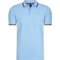 Mario Russo - 3XL - Polohemd Edward - Herren - Hellblau – Bild 2