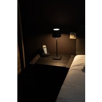 FlinQ Tischleuchte Nova - Wiederaufladbare Tischleuchte - Tischleuchte für das Schlafzimmer - Wiederaufladbar - Dimmbar mit Memory-Modus - 3 Lichtarten - 38cm - Anthrazit – Bild 2