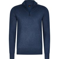 Mario Russo Halb Reißverschluss Pullover Jeans Blau XL – Bild 2