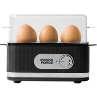 GoodForce elektrischer Eierkocher - für 1 - 6 Eier - mit Timer und Alarm – Bild 2