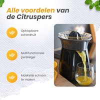 GoodForce Zitruspresse - Elektrische Orangenpresse - Obstpresse - Zitronenpresse – Bild 2