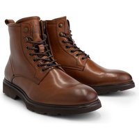 DenBroeck Foundry St. High Herren Schnürschuhe - Gefütterte Stiefel - Cognacbraunes Leder – Bild 2