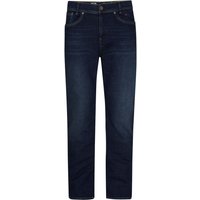 W36-L32 Dunkel gebraucht 5802 SANTIAGO-0009-36 Herren Denim Straight PETROL – Bild 2