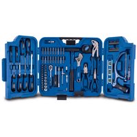 Werkzeugkoffer TB99 Scheppach - 90-tlg. Werkzeugset bestückt | Klappkoffer | Universal Handwerkzeug – Bild 2