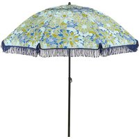 Mica Decorations Blumen Sonnenschirm - H238 x Ø220 cm - Blau – Bild 2