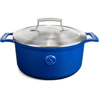 Saveur Selects - Voyage Kasserolle - Ø25 cm - Gusseisen - PFAS-frei - Induktion - Classic Blue – Bild 2