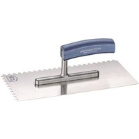 Jung Henkelmann Glättekelle - ROBBIE - gebogener Griff - 6x6mm gezahnt - 280x130mm – Bild 2