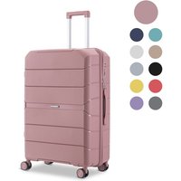 SKYCASES Urban Adventurer - Mittlerer Reisekoffer - Zahlenschloss - 44x27x66cm - 78L - Reisekoffer mit Kofferschloss - Spinner-Räder - Pink – Bild 2