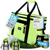 Five Dots faltbare Kühltasche - 17L Kapazität - 20 x 33 x 25 cm - Grün – Bild 2