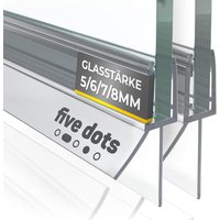 five Dots Duschabdichtung 2 Stück 6mm - Transparent – Bild 2