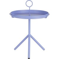 Mica Decorations Aston Beistelltisch mit abnehmbarem Tablett - H42 x Ø31 cm - Metall - Flieder – Bild 2