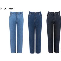 Milanoro - Stilvolle Herrenjeans - Dunkelblau - W38 - L32 – Bild 2
