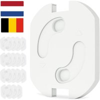 Steckdosenschutz - 15 Stück - Baby- und Kinderschutz - Geeignet für niederländische Steckdosen - Weiß – Bild 2