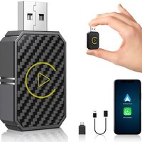 Drahtloser CarPlay & android dongle - PRO mini - Apple - Android - Auto - Bluetooth - Drahtlos - Drahtlos - Empfänger - AirPlay - Kompakt - inkl USB-C - Skoov – Bild 2