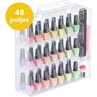 Vimora Nagellacketui für 48 Stück - Etui - Nagellack - Aufbewahrungsbox - Beautycase - Nagelstylist - Make-up - Organizer - Für Frauen – Bild 2