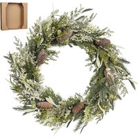 House of Seasons Alva Weihnachtskranz - Ø50 cm - Grün – Bild 2