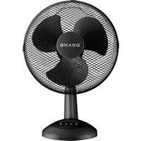 BRASQ Tischventilator - 30 cm - Schwarz - 3 Geschwindigkeiten - Standventilator - 40 Watt – Bild 2