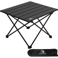 Travelhawk Campingtisch zusammenklappbar - Campingtisch faltbar - Campingtisch - Campingtisch Leichtgewicht - Picknicktisch Kinder - Schwarz - 40x35x30cm - Klein – Bild 2