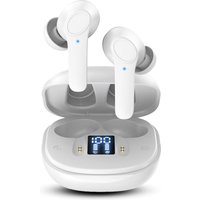Otiume - Drahtlose Ohrhörer - Bluetooth-Kopfhörer - Drahtlose Ohrhörer - 32 Stunden Spielzeit - Hi-Fi Sound - Weiß – Bild 2