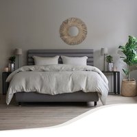 TEMPUR - Bettbezug aus 100% seidigem Bambus - bügelfrei und trocknergeeignet - 140x200 cm - ohne Kissenbezug - beige – Bild 2