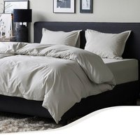 Home by TEMPUR® Topper Spannbetttuch - Natur - 90 x 200 x 9 cm - Ägyptische Baumwolle - Bügelfreies Spannbetttuch - Trocknergeeignet – Bild 2