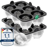 Whisky & Longdrinks - 12x Eiswürfel rund spülmaschinengeeignet - XXL Eiswürfel