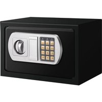 BRASQ Elektrischer Safe Schwarz - 31x20x20 cm - Zahlenschloss - inkl. Befestigungsmaterial - Spardose - Geldschrank - Spardose mit Zahlenschloss – Bild 2