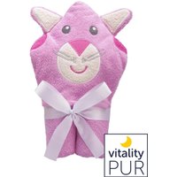 Vitality Pur - Babyhandtuch - 100% Baumwolle - Bademantel Pussycat – Bild 2