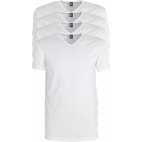 Alan Red - S - Oklahoma T-shirts - 4er-Pack - V-Ausschnitt Stretch - Weiß – Bild 2