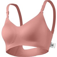 Vulpes Goods® BabyCare - Still-BH ohne Bügel - Umstands-BH - Nahtloser Still-BH - Schlaf-BH - verstellbare Träger - ultraweiches Material - herausnehmbare Polsterung - vorne mit Klappe - praktisch beim Stillen - Pink - M – Bild 2