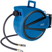Automatik Druckluft Schlauchtrommel AHR15 Scheppach - 15m Schlauchlänge | max. 15 bar Arbeitsdruck | 180° schwenkbar | tragbar | mit Autostopp – Bild 2