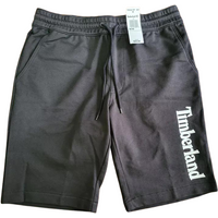 Timberland - 3XL - YC Script Fleece Shorts - Herren - Schwarz – Bild 2